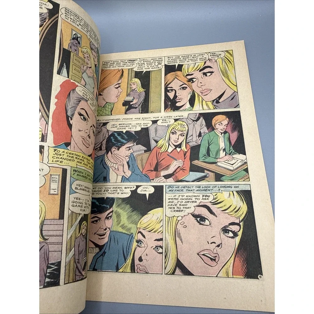 Girls' Love Stories #133 1968-DC-Love triangle cover & story-Higher grade-FN